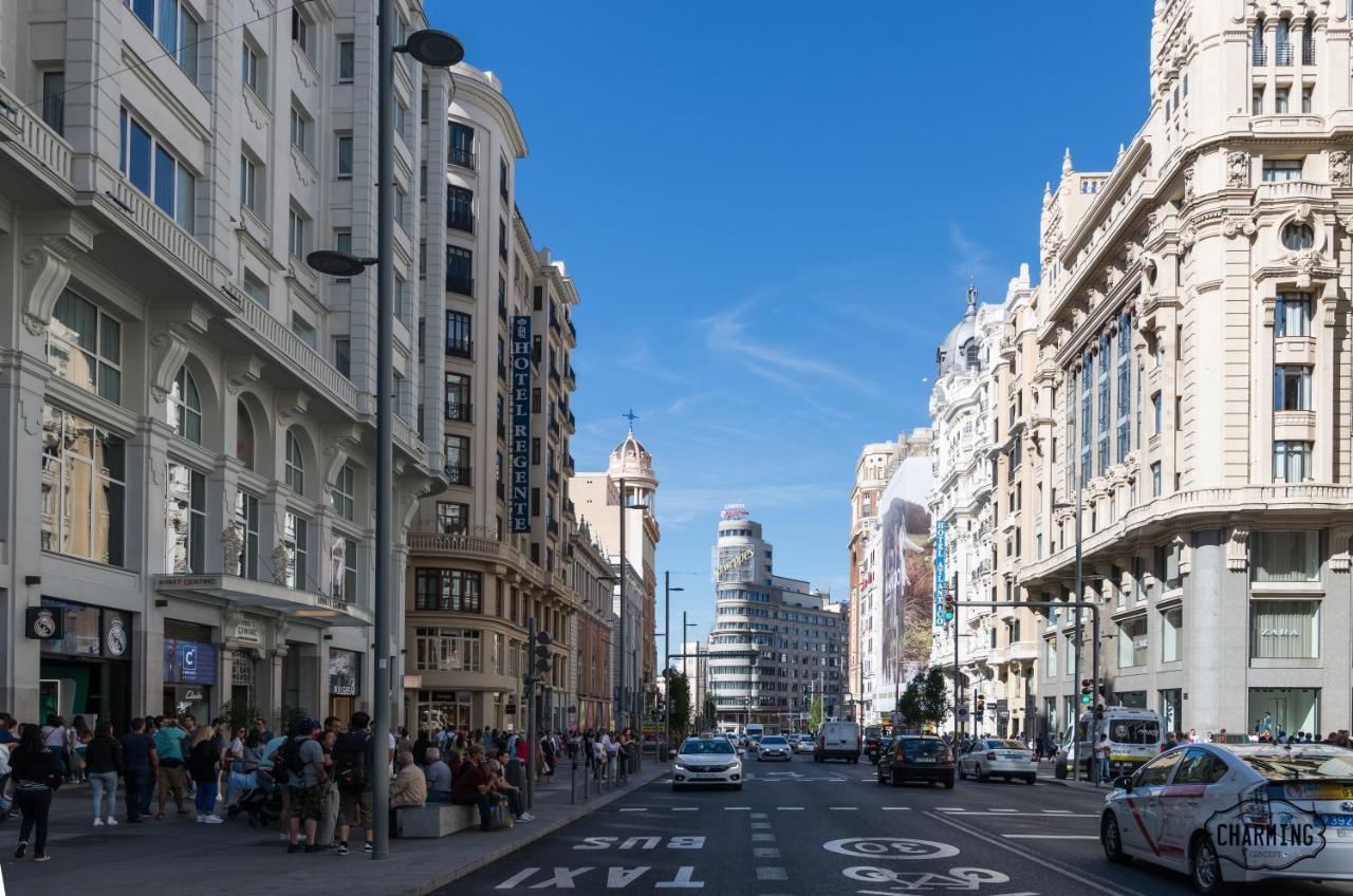 Charming Gran Via Center Apartment Madrid Exterior foto